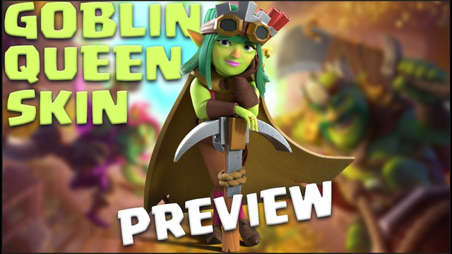NEW Goblin Queen Skin Preview Animation and Gameplay  - Clash Of Clans June 2023