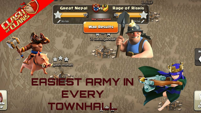 easiest Attack strategy in every TOWNHALL  / CLASH OF CLANS