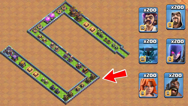 Survival Showdown: Trap VS Troops - Who Can Conquer This Insane COC Challenge?