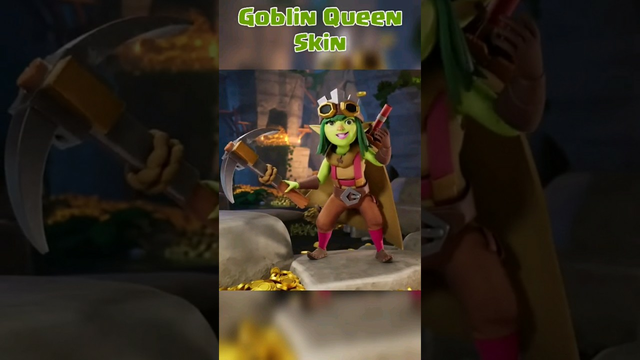 Goblin Queen Skin Animation | Clash of Clans #shorts #clashofclans #shortvideo