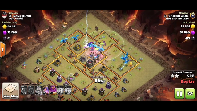 clash of clans#how to get 3 star on town hall base 11