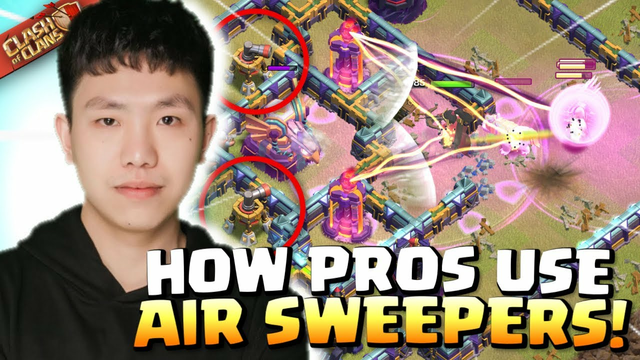 WORLD CHAMP MVP RETURNS! Genius use of SWEEPERS to Protect HEALERS! Clash of Clans