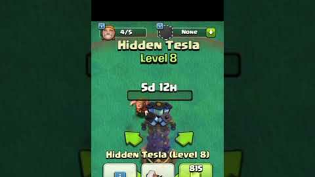 Hidden Tesla To Lvl Max Clash Of Clans#clashofclans #shorts #gaming