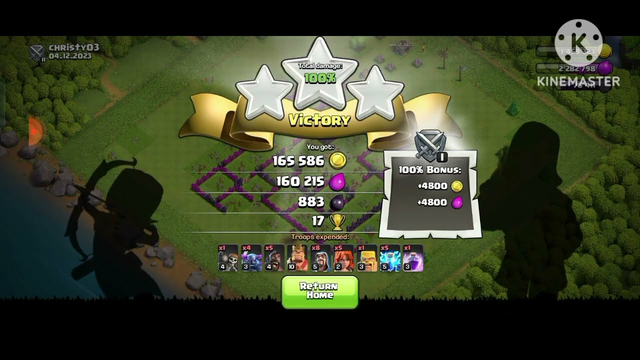 one try Town hall 8 distroy clash of clans