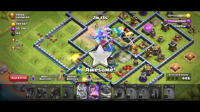 Day 7 of Clash of Clans Raids