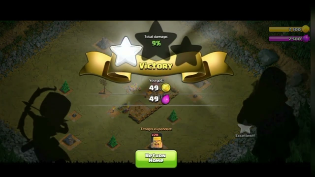 CLASH OF CLANS GAMEPLAY CAMPAIGN - TOWNHALL 2  - MY TOWNHALL WILL BE LEGENRARY