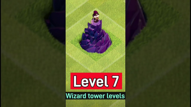 All Wizard tower levels in clash of clans #clashofclans #defense #wizard #levels #gaming