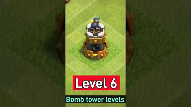All bomb tower levels in clash of clans #clashofclans #levels #gaming #bombtower