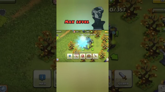 clan castle max level||clash of clans||#coc #youtubeshorts #viral #shorts