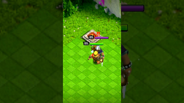 Heroes without Ability Vs Barbarian king in Clash of clans #shorts #clashofclans