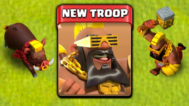 SUPER HOG RIDER POWERFUL TROOP till NOW in Clash of Clans