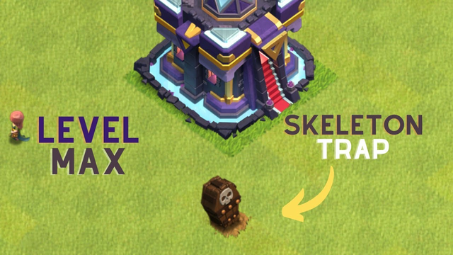 Skeleton Trap | Upgrade Level 1 to Max | Clash of Clans | Clash Cuts