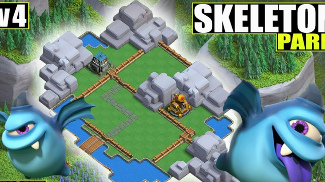 in clash of clans best base in skeleton park (Clash of clans)