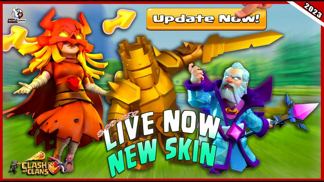 COC New Update June 2023 Live Stream | Two New Troops & New Hero Skin (Clash of Clans) | Base Visit