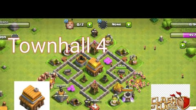 Reaching Town hall 4 - Clash of Clans #2
