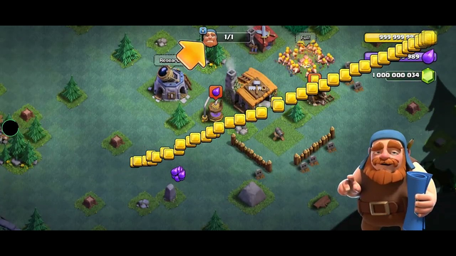 Clash of clans modded with extra content (link in comments)