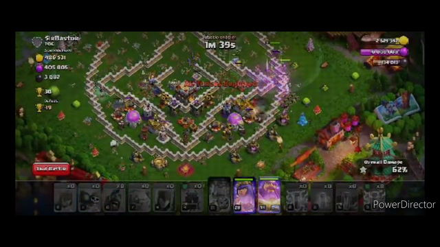 clash of clans attack 3stars witch floods #coc