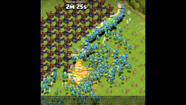 1000 Baby Dragon VS 1000 + Air Defense in Epic Clash of Clans Battle! #shorts #coc