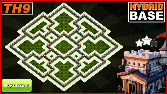 NEW! Town Hall 9 (TH9) Base 2023 with COPY LINK  - Clash of Clans