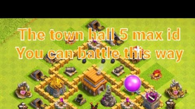 Clash of Clans 2023  you can battle town hall 5 max