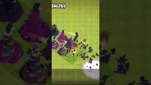 22x Bat Spell Vs Every Level Wizard Tower Clash Of Clans #trending #viral #shorts  #clashofclans