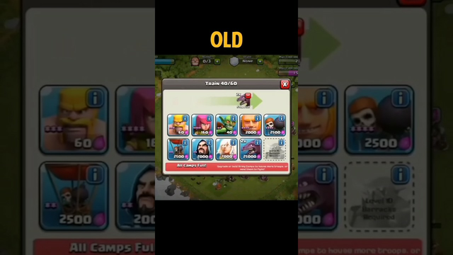 OLD vs. NEW Clash of Clans