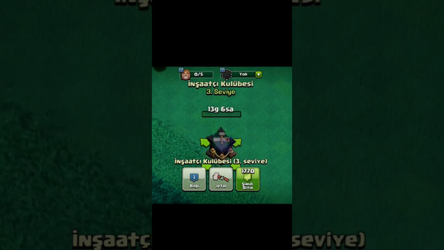 Clash of Clans Builder 1-Max Level Up. #clashofclans #subscribe #shortvideo