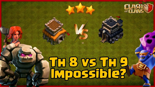 Town Hall 8 to Town hall 9 || Incredible attack strategy (Clash of clans)