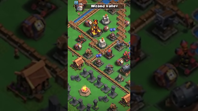 What My Clans Wizard Valley Looks Like In Clash Of Clans! #clashofclans #viral #tiktok #shorts