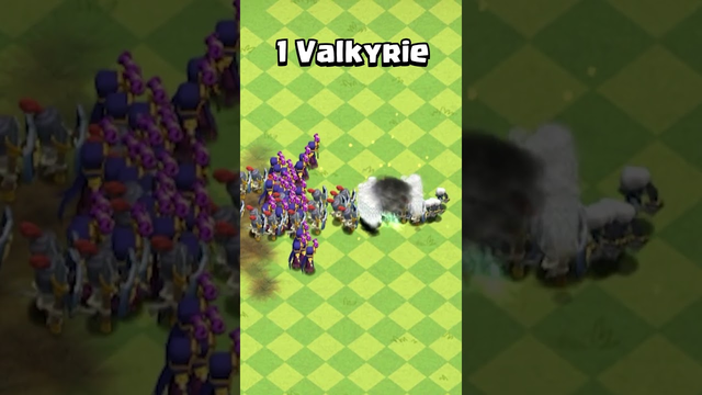 Thousands of Skeletons VS Valkyrie: Epic Clash | Clash of Clans