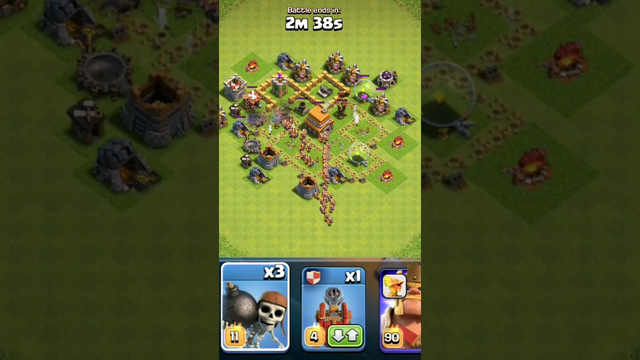 160 Wall Breaker on Th5 Base (Clash of Clans)