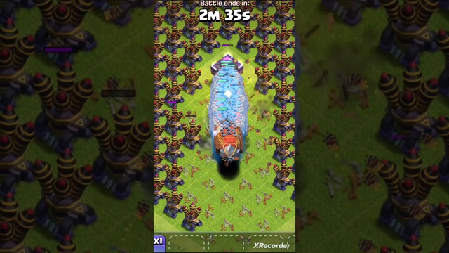 clone spell + blimp || clash of clans || #shorts #coc #clashofclans #trending #viral