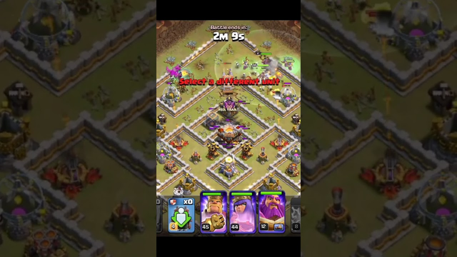 Th11 Golem Witch With Log Launcher Attack Strategy | Clash Of Clans #supercell #coc