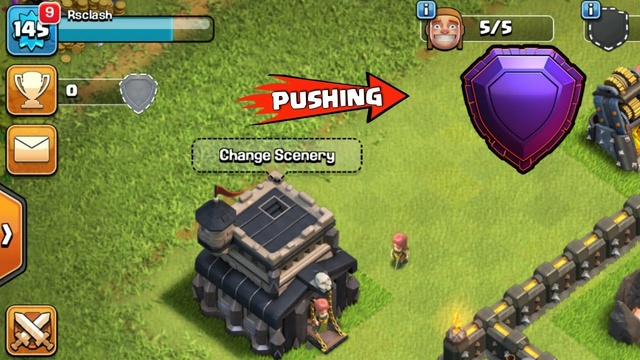 COC Live - Townhall 9  0-5000 Trophy Pushing Clash of Clans