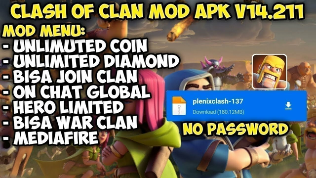 COC MOD APK 2023 _ Download Cheat Clash of Clans Unlimited _ Clash of Magic Update