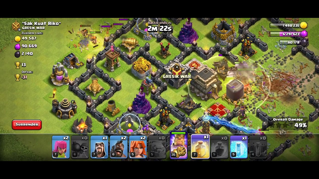 WATCH LEVEL 9 TOWNHALL GET HUMILIATED IN CLASH OF CLANS BY GOWIVA RAID 3 STARS ABSOLUTELY EMBARASSED