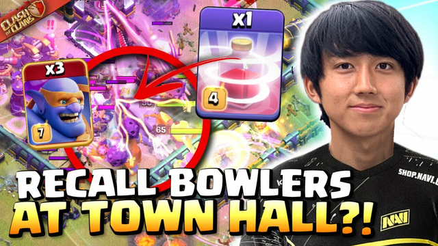 Morio RECALLS super bowlers at the TOWN HALL?! CLEVER! Clash of Clans
