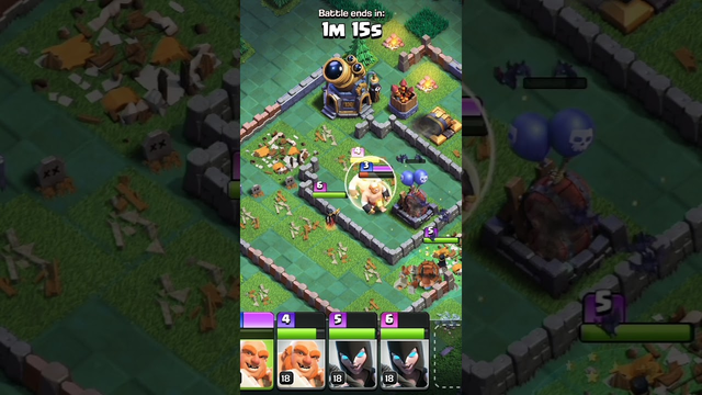 giants Valkyrie attack in clash of clans#coc #youtubeshorts #viral