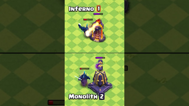 Inferno Tower VS Monolith | Clash of Clans