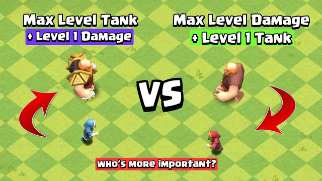 Tank VS Damage Dealer | Clash of Clans