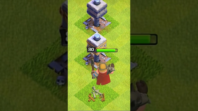 Barbarian King vs All Levels of Crushers | Clash of Clans #clashofclans #coc #clash #clashon