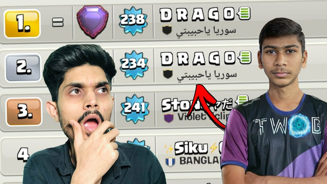 how DRAGO became NO. 1 Player in INDIA (Clash of Clans)