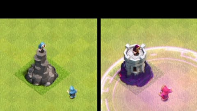 EVERY Level WIZARD TOWER vs EVERY Level WIZARD | Clash of Clans