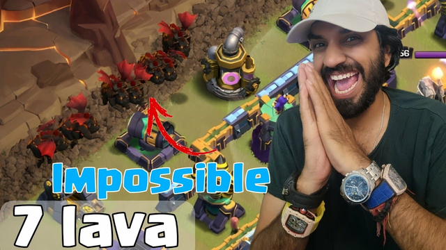 Impossible Attack of Clash of clans with 7 Lava and 9 Bat spells | Clash of clans(coc)