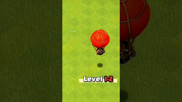 Balloon All Levels | Clash of Clans #newupdate #animation