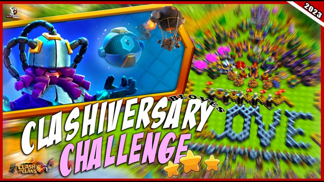 Easily 3 Star Future Warden Challenge in Clash of Clans | COC Live Clashiversary challenge #1 August