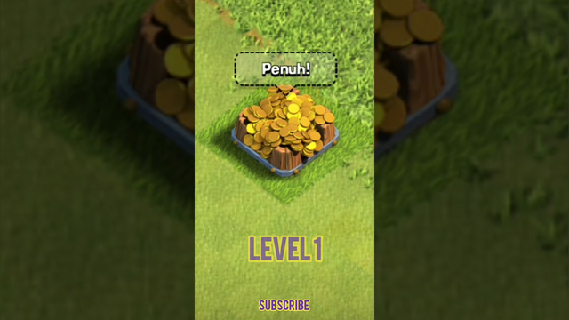 Level 1 to Max gold storage in || Clash of Clans #coc #cocindo