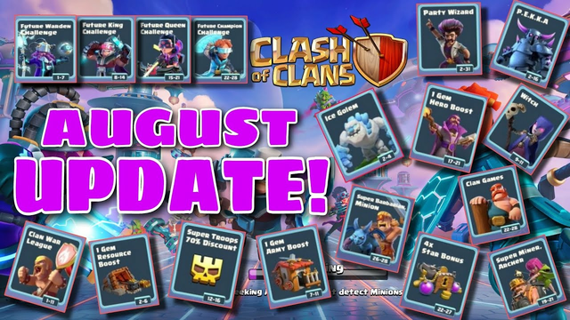 Clash of Clans August Update! 2023 | 11th Anniversary Big Things Added Must Watch | COC