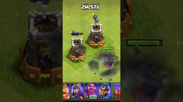 Bomb Tower vs Super Witch - Clash Of Clans