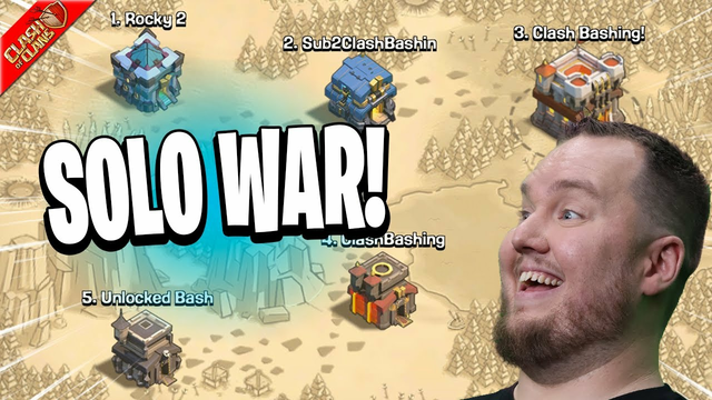 Can I get a Perfect War with TH9-TH13 in a Solo War?! - Clash of Clans